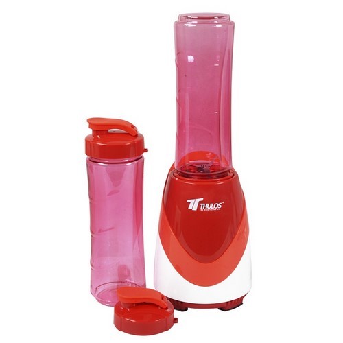BATIDORA THULOS BS250 ROJA SMOOTHIE + 2 VASOS